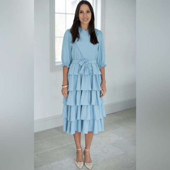 BRAND NEW MAYA’S PLACE RUFFLE DRESS - Picture 1 of 1